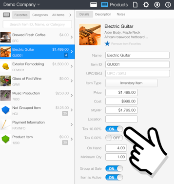Product tax Product tax